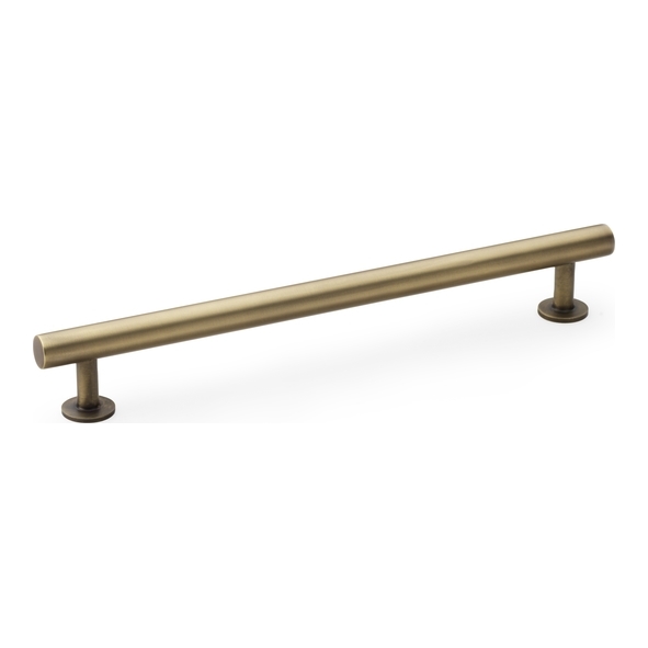 AW814-192-AB • 192mm c/c • Antique Brass • Alexander & Wilks Round T-Bar Cabinet Pull Handle